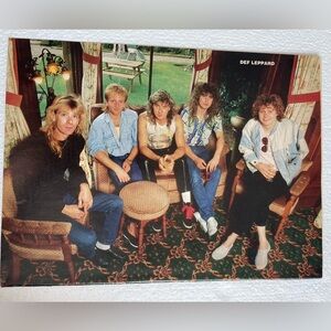 Def Leppard Band Pinup